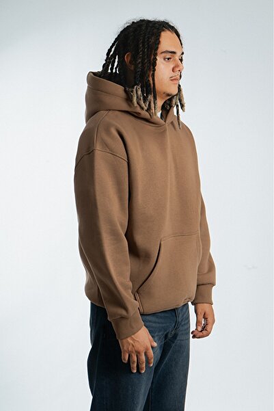 Plus Eighteen Men's Hoodie - Coffee Basic, Us3995Kha