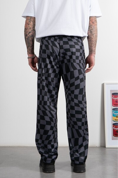 UKHWD SUPPLY Tribal Checkered DryTech Erkek Pantolon UK1176SYGR
