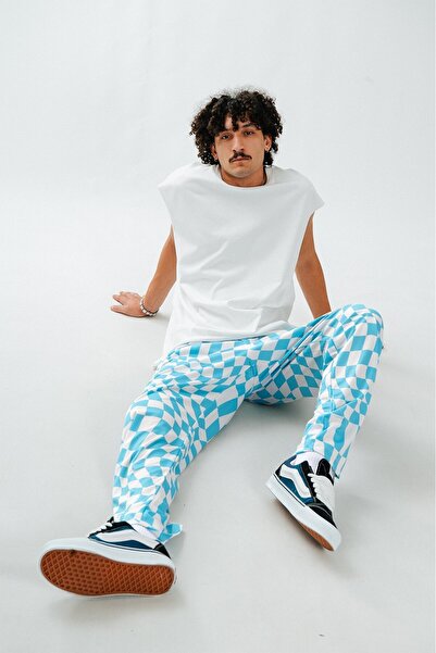 UKHWD SUPPLY Tribal Checkered DryTech Erkek Pantolon UK1176TSMV