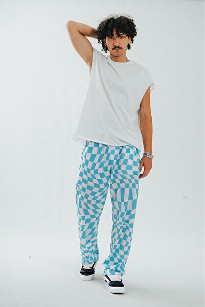 UKHWD SUPPLY Tribal Checkered DryTech Erkek Pantolon UK1176TSMV