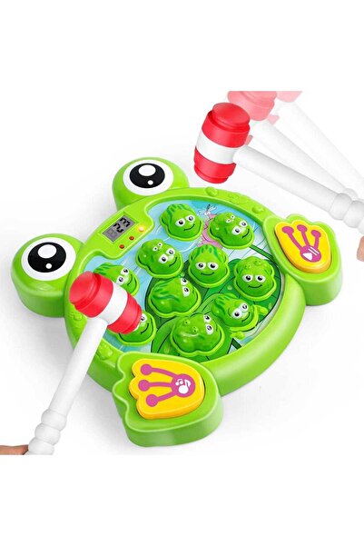 Timebox Joc interactiv „Lovește broasca” cu 2 ciocane, jucărie educativă pent...