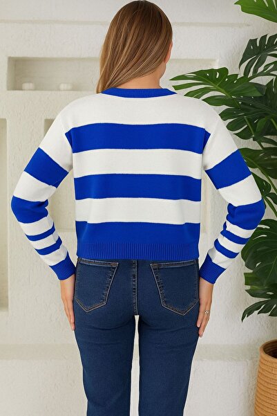 Sfg Life Moda Pulover CROP CU DUNGI CU GULER MANȘETĂ