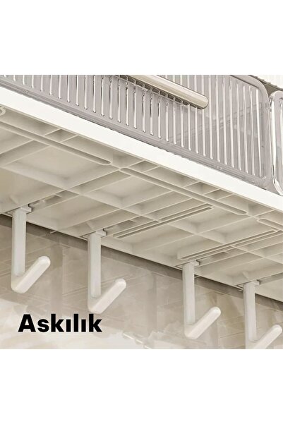 Online Home Market Omaş Tera Yapışkanlı Duvar Rafı Organizer – Banyo, Mutfak ve Duş Alanları İçin Pratik Düzenleyici