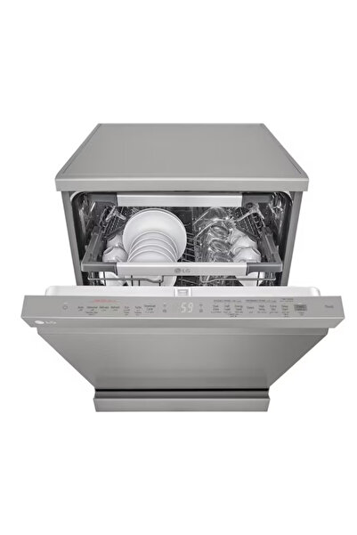 LG Dishwasher, 14-Place Capacity, QuadWash, Smart Control, TrueSteam, Silver
