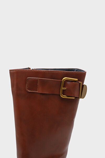 Capone Outfitters Trak Sole Metal Buckle Side Zipper Women's Boots