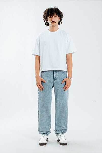 UKHWD SUPPLY Mavi Urban Erkek Baggy Jean Pantolon UK1082MVA