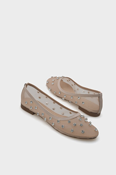 Capone Outfitters Aura Stone Mesh női balerinák