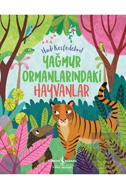 TÜRKİYE İŞ BANKASI KÜLTÜR YAYINLARI Yağmur Ormanlarındaki Hayvanlar – Hadi Ke...