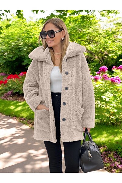 Barbora Kışlık Tarz Peluş Ceket
