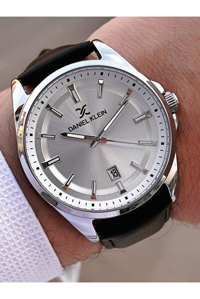 Daniel Klein ساعة يد رجالية BLKT.2.556 دانيال كلاين بسلك جلدي 30 متر مقاومة ل...