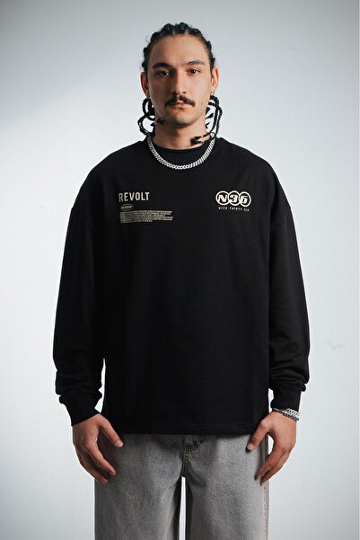No Future Nice36 Rebellion Oversize Sweatshirt Nf0552Sy