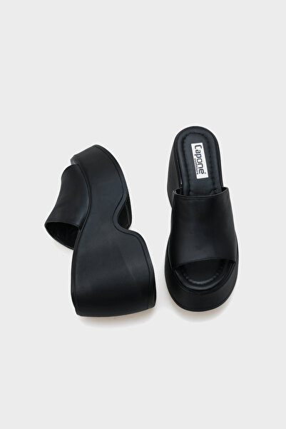 Capone Outfitters Γυναικείες παντόφλες Lena High Wedge Heel