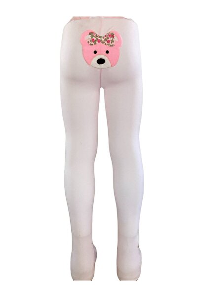 Dore Çorap Poposu 3D Accessory Patterned Micro Baby Pantyhose_Teddy Bear