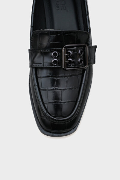 Capone Outfitters Carla Metal Tokalı Kadın Loafer Ayakkabı