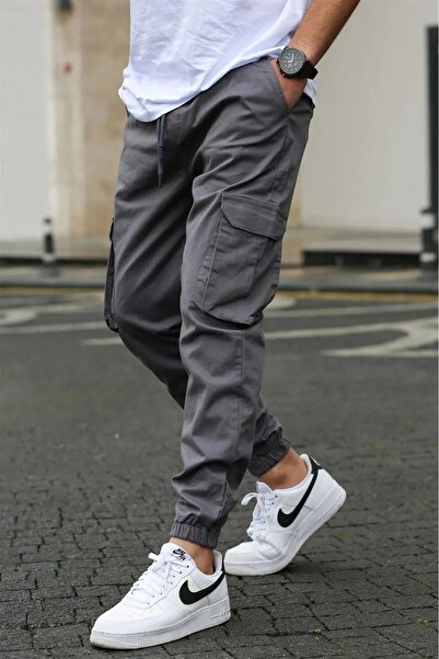 SERAZAT Cargo Pocket Pack Trousers Cotton Stretch Fabric Stretchy Cargo Pants