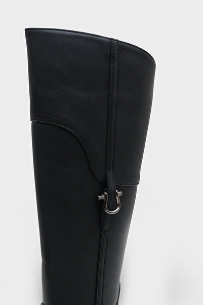 Capone Outfitters Dámské kozačky – přezka a jezdecký zip