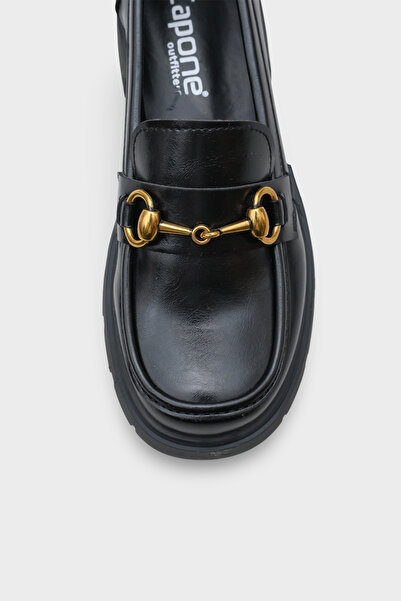 Capone Outfitters Жіночі лофери Jessie з металевою пряжкою на підошві Trak