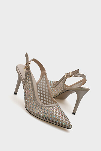 Capone Outfitters Stiletto Height Enhancing Stone Detailed