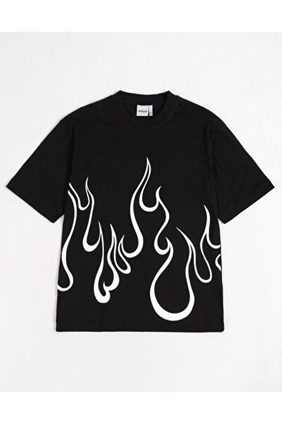 No Future Urban Flames T-Shirt Nf0470Syby