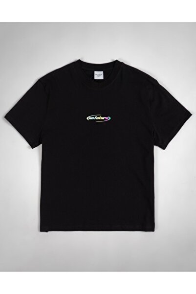 No Future Reflective Logo Regular Fit Men's T-Shirt Nf0597Sy