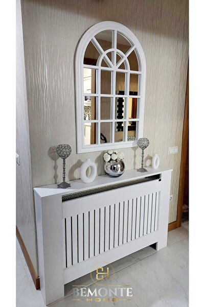 Home Bemonte Home Zebra Petek Kaplama, [100 cm] Petek Kapama, Kalorifer Kaplaması, Petek Önü Dresuar