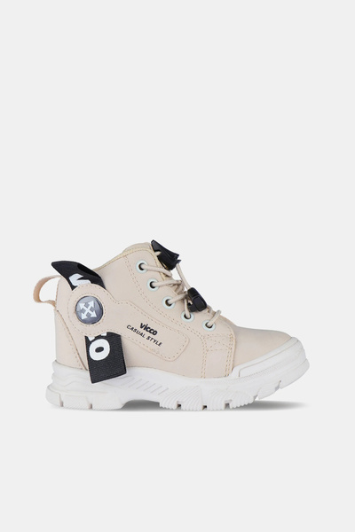 Vicco Marcus Unisex Booties Boots - Μπεζ