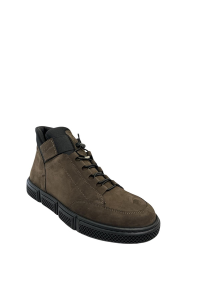 JAMES FRANCO 19 05 80M 5170 Γνήσιο Δερμάτινο Κλασικό Μποτάκι Καφέ