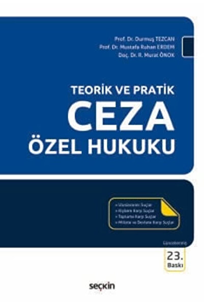 Seçkin Yayıncılık Teorik ve PratikCeza Özel Hukuku