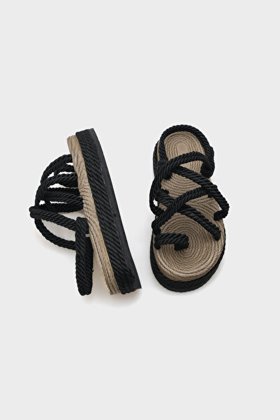 Capone Outfitters Dámské sandály String na klínovém podpatku