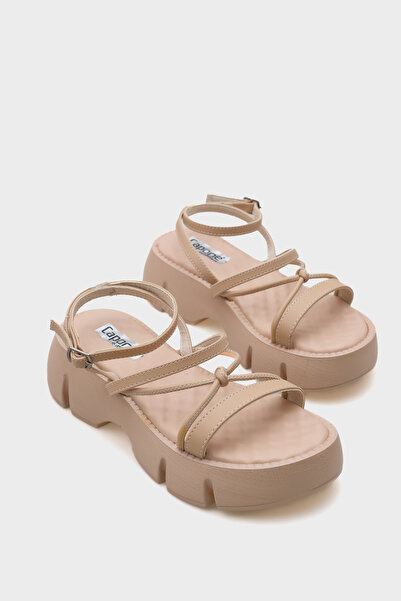 Capone Outfitters Dámské sandály Amy Comfort Sole Thick Sole Kotníkový pásek