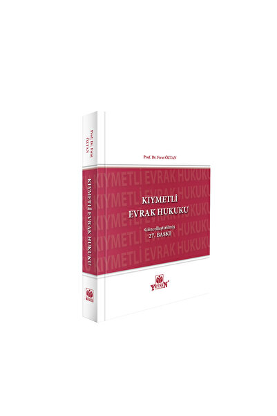 Yetkin Yayınları Kıymetli Evrak Hukuku