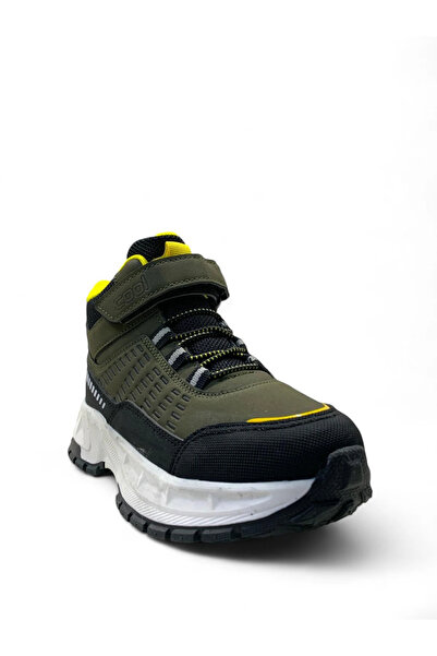 Cool Ortopedik Kaymaz Taban Unisex Çocuk Bot HAKİ