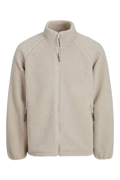 Jack & Jones Jack&Jones 12267528 Jcoterrain - Men's Beige Fleece Jacket