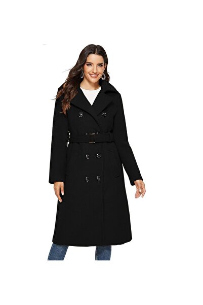 Barbora Aksesuarlı Kaşe Kaban Kemer Detaylı