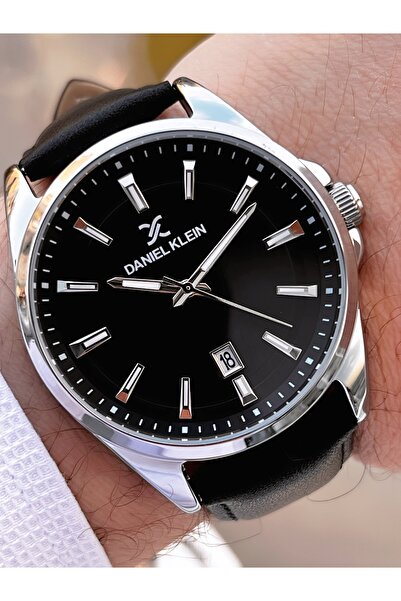 Daniel Klein Deri Kordon Takvimli Kadran 3 Atm Suya Dayanıklı Erkek Kol Saati...