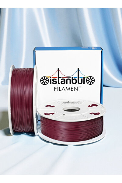 İSTANBUL FİLAMENT 3D Baskı PLA Filament Bordo 1 Kg Ø 1,75mm ± 0,05 Mm