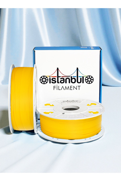 İSTANBUL FİLAMENT 3D Baskı PLA Filament Sarı 1 Kg Ø 1,75mm ± 0,05 Mm