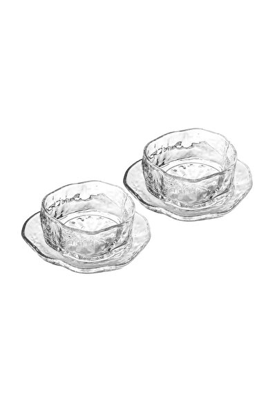 casa rosa 12-piece glass dessert serving set