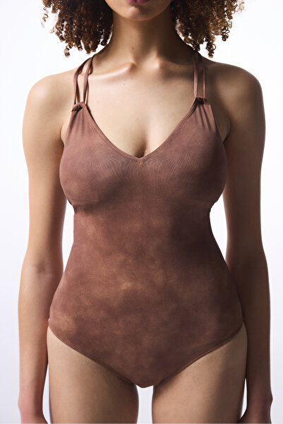 Penti Light Brown Emery Removable Covered Swimsuit
