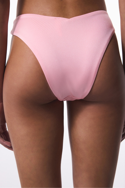 Penti Rosa Perlen detaillierte V-Schnitt Bikini Bottom - Gamze Erçel Collection