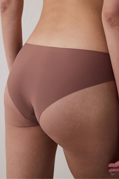 Penti Neviditelné laserem řezané hnědé brazilské kalhotky