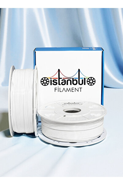 İSTANBUL FİLAMENT 3D Baskı PETG Filament Beyaz 1 Kg Ø 1,75mm ± 0,05 Mm