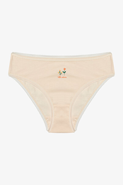 Penti Kız Çocuk Çiçekli Desenli Autumun 5'li Külot