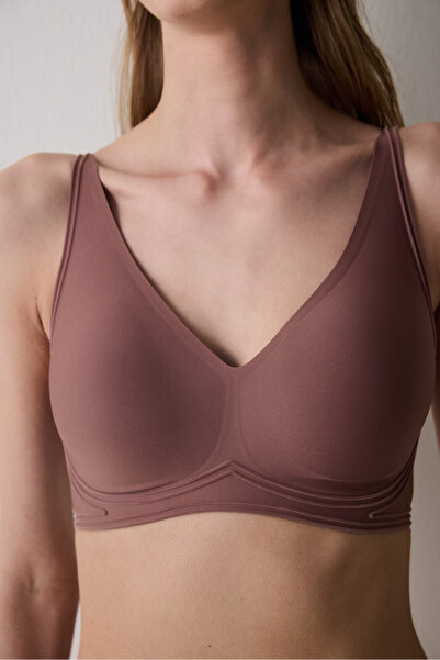 Penti Printed Invisible Kahverengi Sütyen