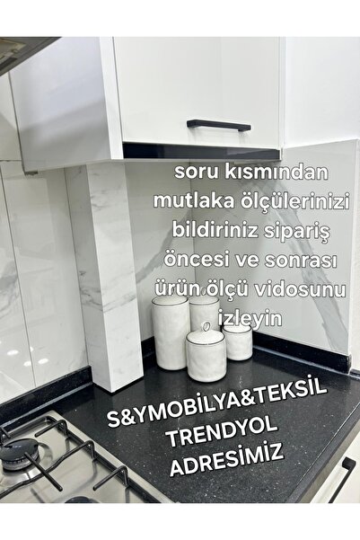 SY Doğalgaz Borusu Gizlemesi Mermer Desenli Soru Kısmından Ölçülerinizi Bildiriniz