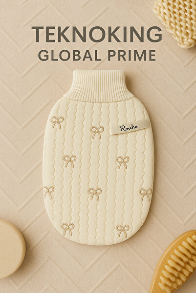 Teknoking Prime - 1 adet banyo duş kesesi peeling eldiveni banyo lif