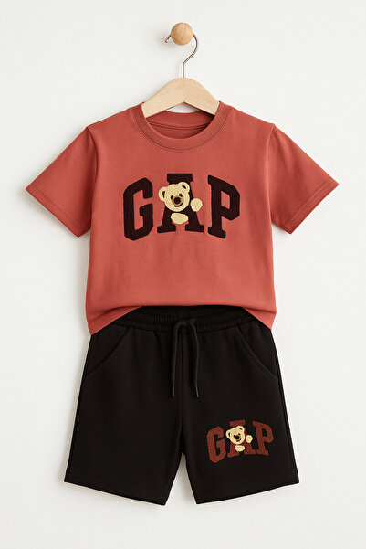 CAPPA KIDS PUNCH NAKIŞ AYICIK DETAYLI UNİSEX TAKIM