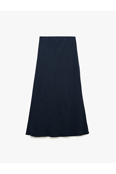 Koton Aerobin Fabric Standard Waist Midi Flared Skirt