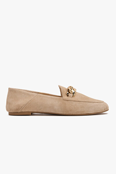 West To West حذاء باليرينا نسائي من الجلد الطبيعي