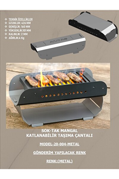 EXİTMODEL SÖK TAK MANGAL GRUBU-MANGAL-KAMP-RESTORANTLAR İÇİN ET KÖFTE TAVUK S...